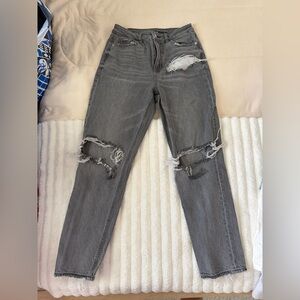 American Eagle Outfitters Gray Mom Jeans